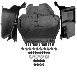 Sada krytů pod motor AUDI A3 Hatchback (8L1) včetně montážního materiálu - Plast (1J0825237M)