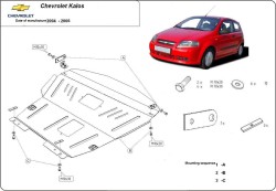 Kryt pod motor CHEVROLET AVEO / KALOS Hatchback (T200) - Plech