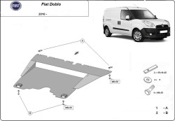 Kryt pod motor FIAT DOBLO Box Body/Kombi (263_) - Plech