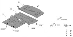 BMW 3 Compact (E46/5) Kryt pod motor - Plech