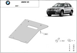 Kryt pod převodovku BMW X5 (E70) - Plech
